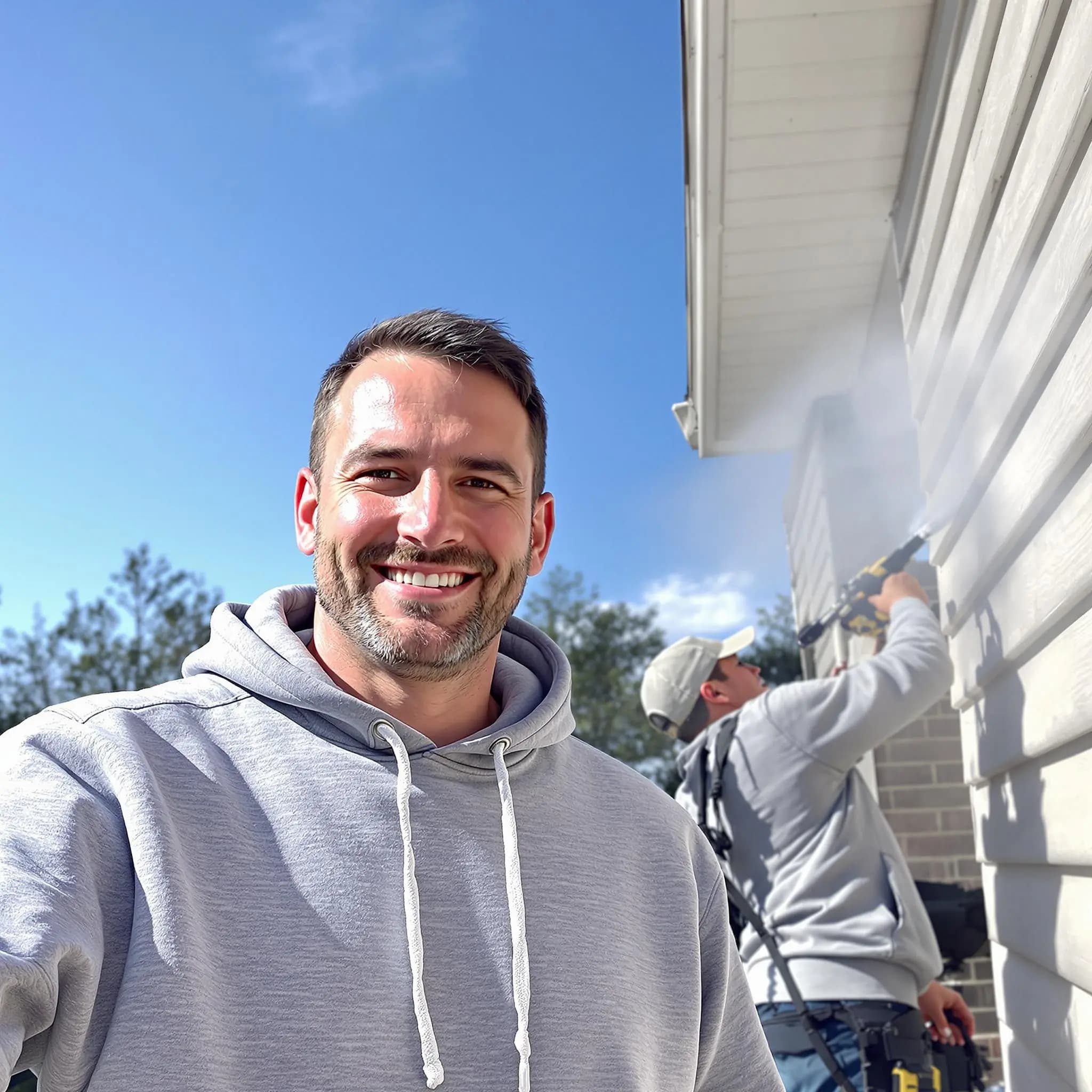 The Mayfield Heights Power Washing team.