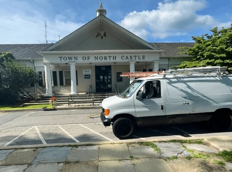 Mayfield Heights Power Washing commercial cleaning team at work in Mayfield Heights business district